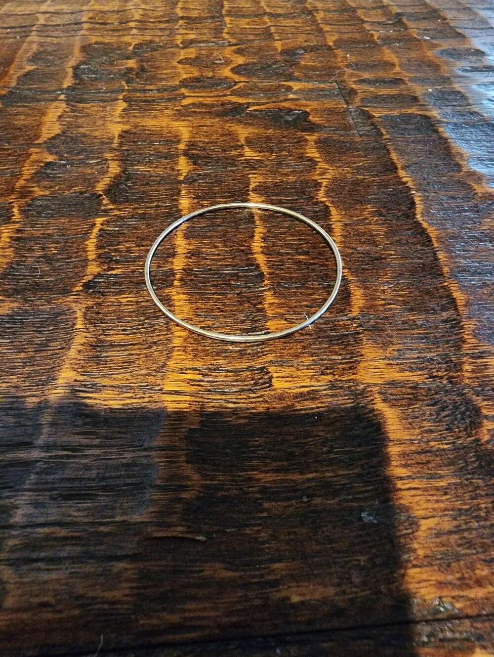 Yearly Co Hammered Bracelet Bangle - Picture 5 of 5